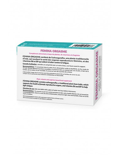 Amplificateur d'orgasme féminin Femina Orgasme - CC850103 - Lubrifiants - LABO INTEX-TONIC