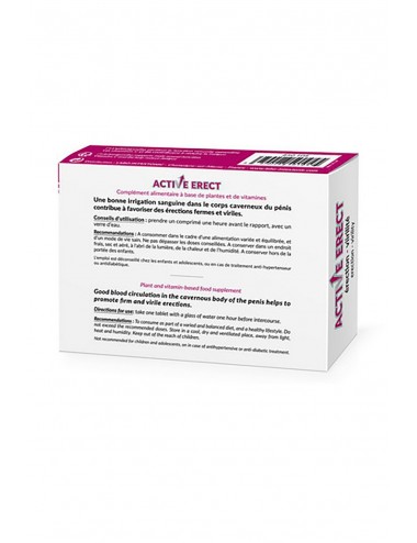 Active Erect 30 comprimés complément alimentaire - CC850104 - Lubrifiants - LABO INTEX-TONIC