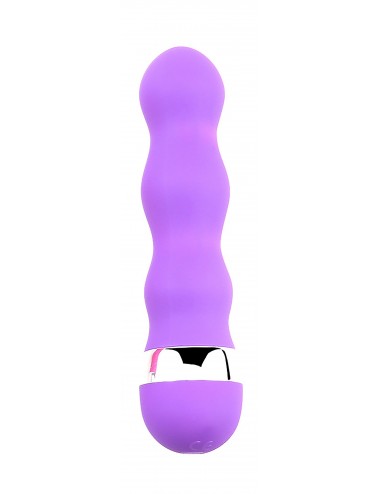 Sextoys - Vibromasseurs - Mini Vibromasseur violet ondulés 11 cm - BOZ025PUR - Dreamy Toys
