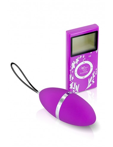 Sextoys - Oeufs Vibrants - Oeuf vibrant violet 10 vitesses télécommande écran LCD - CC5720000050 - Plaisirs Secrets