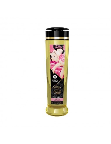 Huile de massage aphrodisiaque à la rose 240ml - CC1200 - Huiles de massage - Shunga