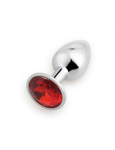 Sextoys - Plugs - Plug bijou en aluminium bijou rouge Medium - RY-002RED - Dreamy Toys
