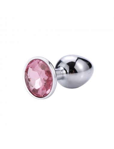 Sextoys - Plugs - Plug bijou en aluminium bijou rose Small - RY-001PNK - Dreamy Toys