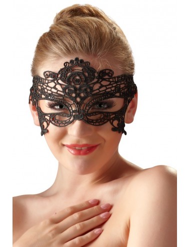 Sextoys - Masques, liens et menottes - Masque noir brodé - FS24802631001 - FunSex