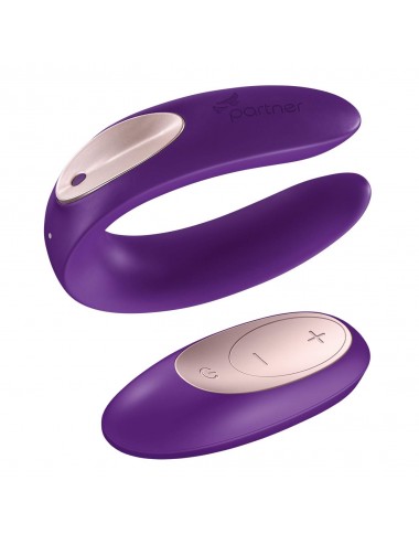 Sextoys - Plugs - Stimulateur vibromasseur Satisfyer Partner Plus Remote - Violet - Satisfyer