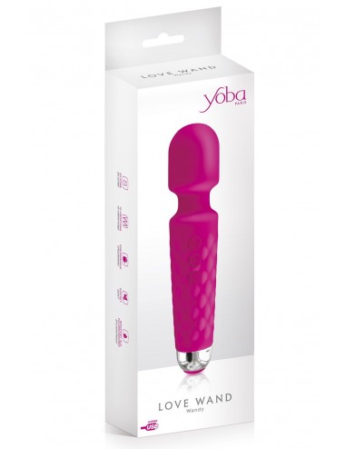 Sextoys - Vibromasseurs - Vibromasseur wand rose 20 vitesses USB - CC5310500050 - Yoba