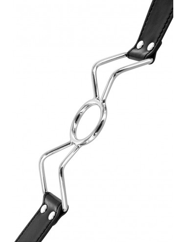 Sextoys - Bondage - SM - Bâillon écarteur de bouche araignée et tour de cou réglable- cc6060290010 - Fetish Tentation