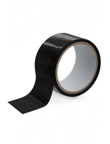Sextoys - Bondage - SM - Tape ruban bdsm noir soft pour jeux érotiques - CC5051100010 - Fetish Tentation