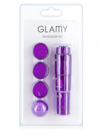Sextoys - Masturbateurs & Stimulateurs - Stimulateur de clitoris violet têtes changeables - CC570033 - Glamy