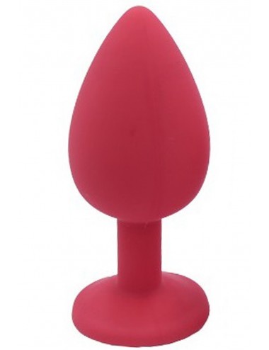 Sextoys - Godes & Plugs - Plug rouge bijou cristal taille large - DB-RY069CRED - Dreamy Toys