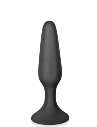 Sextoys - Godes & Plugs - Plug gode anal noir 11.5cm avec ventouse pour mains libres - Glamy