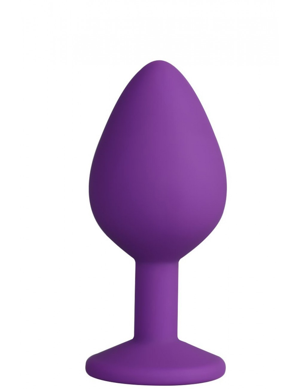 Sextoys - Godes & Plugs - Plug violet Small en silicone médical avec bijou à facettes - Dreamy Toys