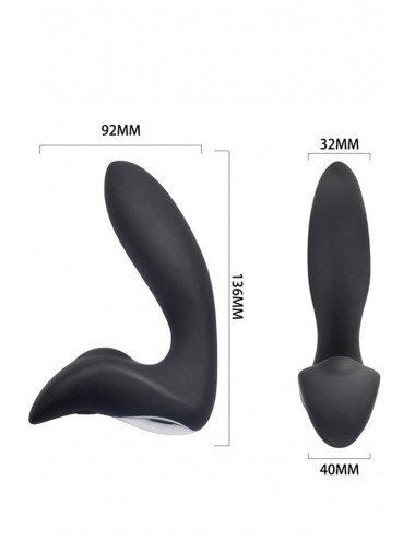 Sextoys - Godes & Plugs - Plug anal vibrant 12 programmes et télecommande USB - CR-CAW011 - Dreamy Toys