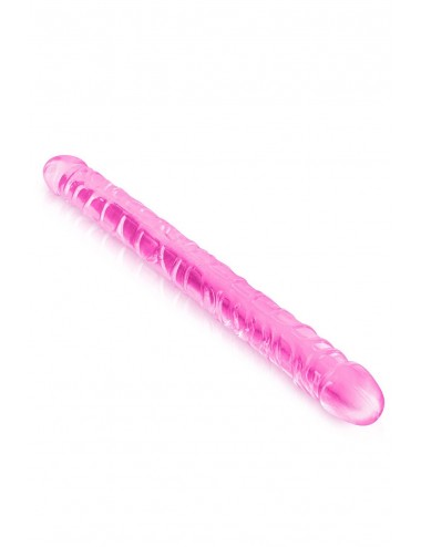 Sextoys - Double Dong - Double dong jelly rose très flexible 34cm - CC5701341050 - Pure Jelly