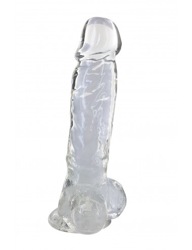 Sextoys - Godes & Plugs - Gode jelly transparent ventouse taille XL 22cm - CC570125 - Pure Jelly