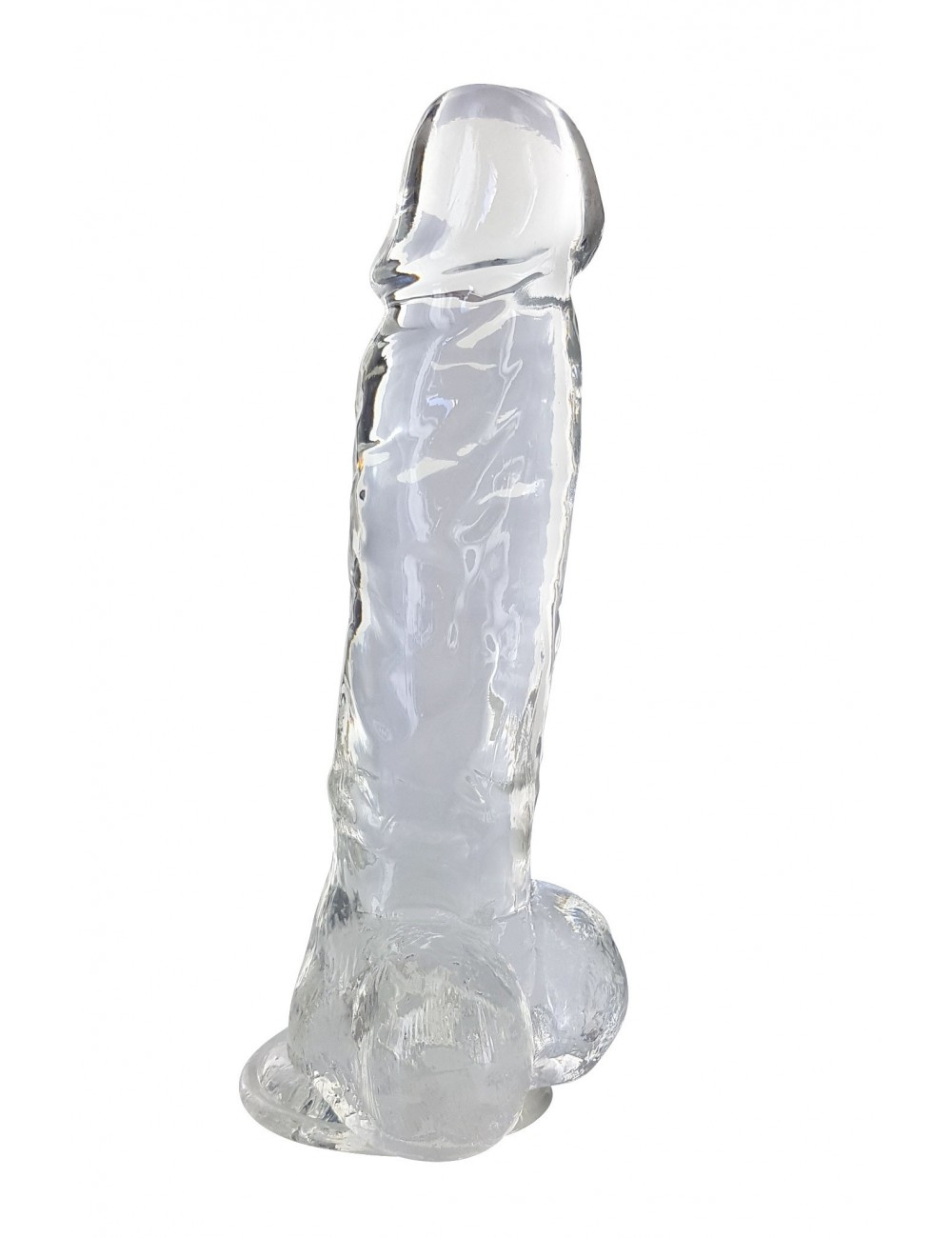 Sextoys - Godes & Plugs - Gode jelly transparent ventouse taille XL 22cm - CC570125 - Pure Jelly