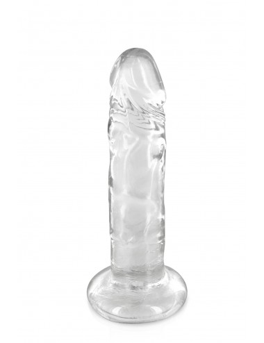 Sextoys - Godes & Plugs - Gode dong jelly transparent ventouse 18cm - CC570121 - Pure Jelly