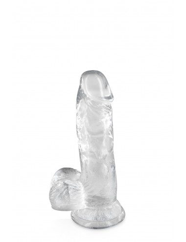 Sextoys - Godes & Plugs - Gode jelly transparent ventouse taille S 15.3cm - CC570122 - Pure Jelly