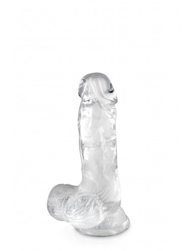 Sextoys - Godes & Plugs - Gode jelly transparent ventouse taille S 15.3cm - CC570122 - Pure Jelly