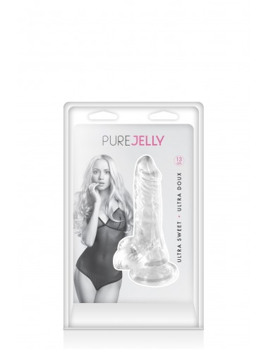 Sextoys - Godes & Plugs - Gode jelly transparent ventouse taille XS 13cm - CC570120 - Pure Jelly
