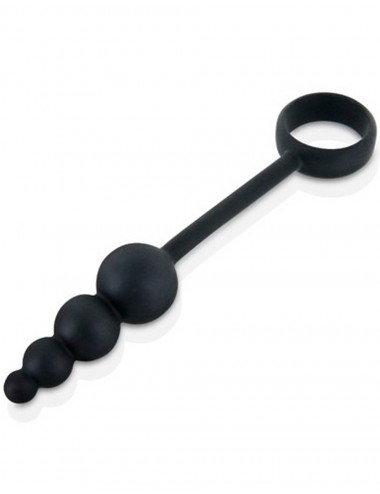 Sextoys - Masturbateurs & Stimulateurs - Plug anal cockring 2 en 1 en silicone flexible - CC5700370010 - Glamy