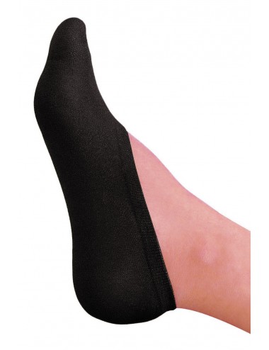Lingerie - Bas - Bas chaussettes couvre pieds noire nylon - mh009blk - Music Legs