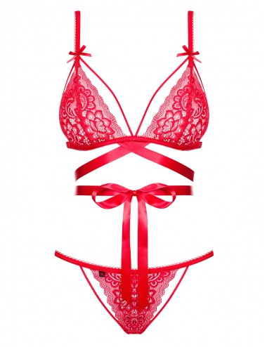 Lingerie - Ensembles de lingerie - Ensembe de lingerie Lovlea 2 pièces - Rouge - Obsessive - OB-5517 - Obsessive