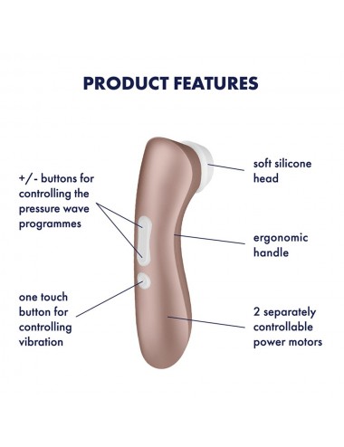 Sextoys - Masturbateurs & Stimulateurs - Stimulateur clitoridien Pro 2 Satisfayer - CC597140 - Satisfyer