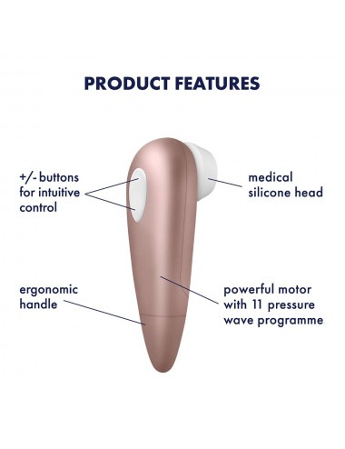 Sextoys - Masturbateurs & Stimulateurs - Stimulateur clitoris Satisfyer 1 Next Generation - CC597123 - Satisfyer