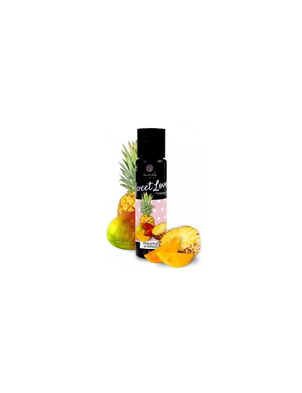Gel comestible Mangue et Ananas 3684 - 60 ml - Plaisirs Intimes - Secret Play