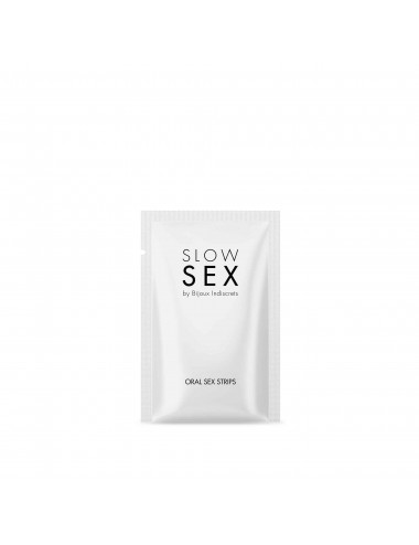 Oral Sex Strips - Slowsex - 7 feuilles de menthe pour sexe oral - Plaisirs Intimes - Bijoux Indiscrets