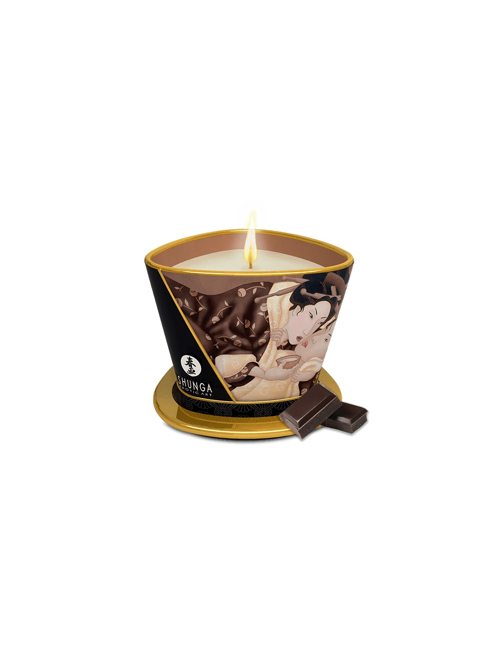 Bougie de massage lueur et caresses en Chocolat Enivrant - Bougies de massage - Shunga Bougie de massage lueur et caresses en Chocolat Enivrant - Bougies de massage - Shunga