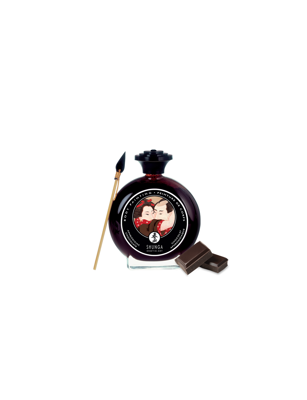 Peinture de corps embrassable chocolat noir - sh2-01074 - Peintures de Corps - Shunga Peinture de corps embrassable chocolat noir - sh2-01074 - Peintures de Corps - Shunga