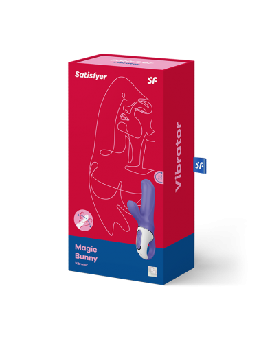 Sextoys - Vibromasseurs - Vibromasseur Satisfyer Vibes Magic Bunny Violet avec 12 modes de vibration - Satisfyer