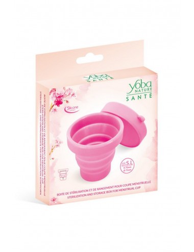 Boîte pliable de stérilisation et de coupe menstruelle - CC526005 - Hygiène - Yoba