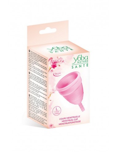 Coupe menstruelle rose taille l yoba nature - cc5260042050 - Hygiène - Yoba