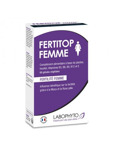 Complement alimentaire FertiTop Femme 60 gélules - LAB-3463 - Plaisirs Intimes - Labophyto