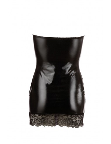 Lingerie - Robes et jupes sexy - Robe aspect cuit Sexy noir avec dentelle - OR2715244BLK - COTTELLI