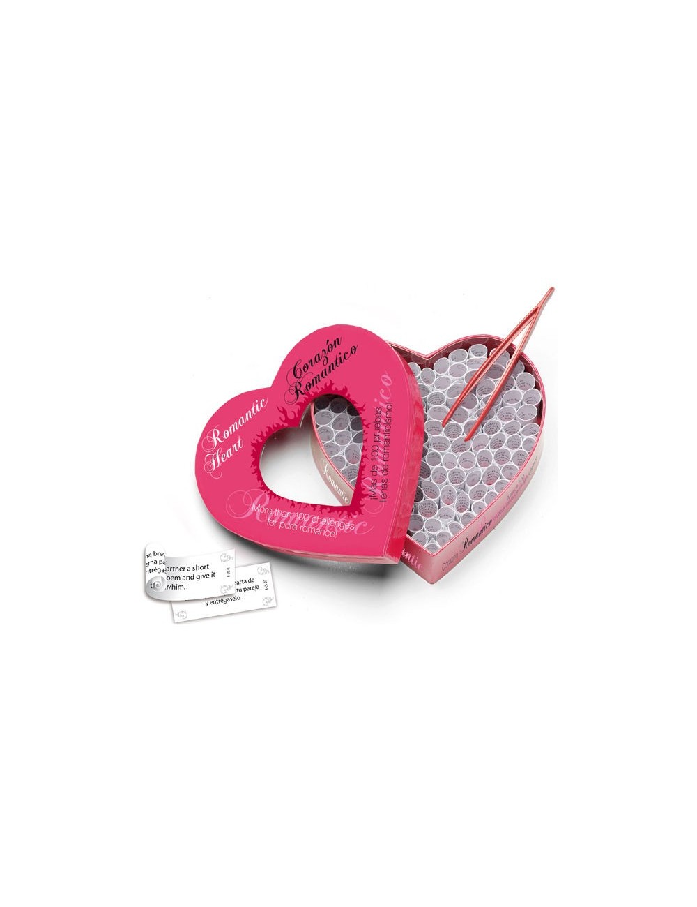 Sextoys - Jeux coquins - Romantic heart & corazon romanti (en-es) - Tease&please