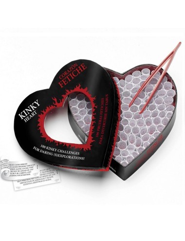 Sextoys - Jeux coquins - Kinky heart & corazon fetiche (en-es) - Tease&please