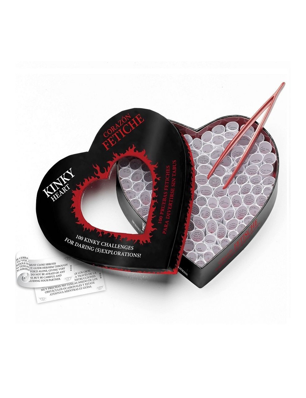 Sextoys - Jeux coquins - Kinky heart & corazon fetiche (en-es) - Tease&please