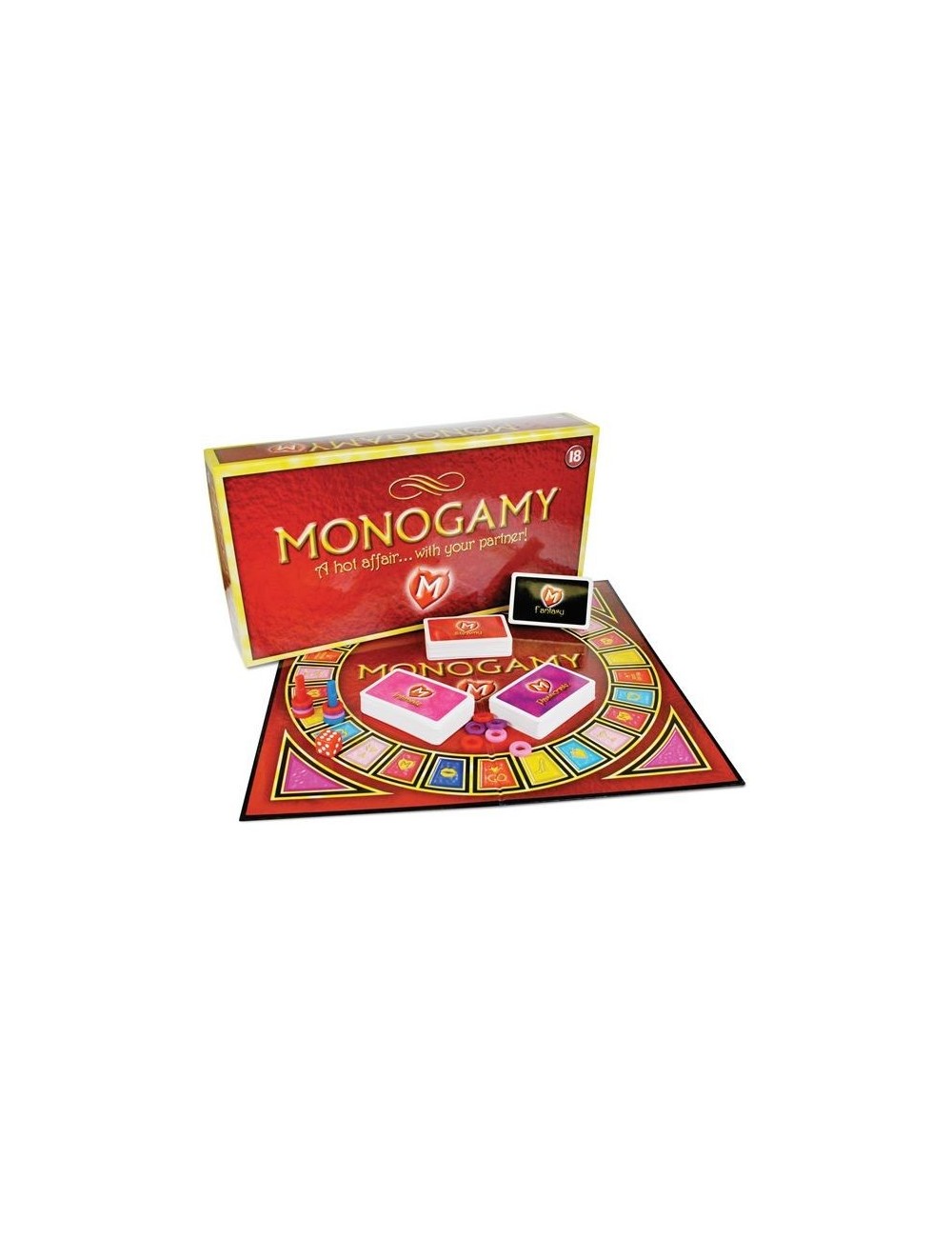 Sextoys - Jeux coquins - Jeu de monogamie es / en / fr - Monogamy Game