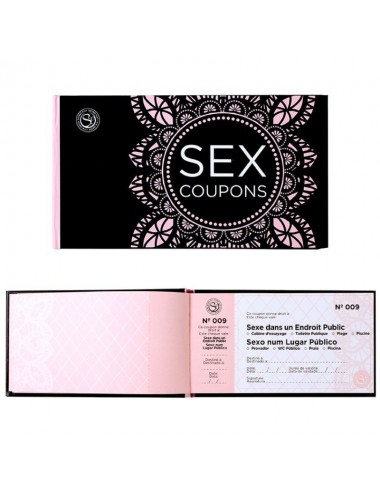Sextoys - Jeux coquins - Secretplay sex coupons vales de canje sensuales (fr/pt) - Secretplay 100% Games
