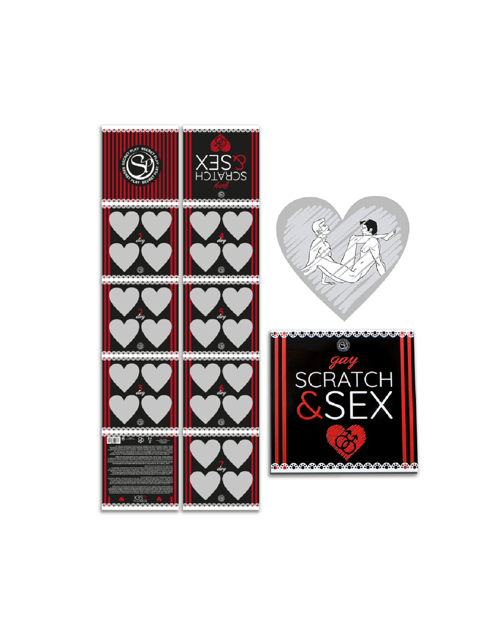 Sextoys - Jeux coquins - Secretplay scratch & sex juego parejas gay (es/en/fr/pt/de) - Secretplay 100% Games