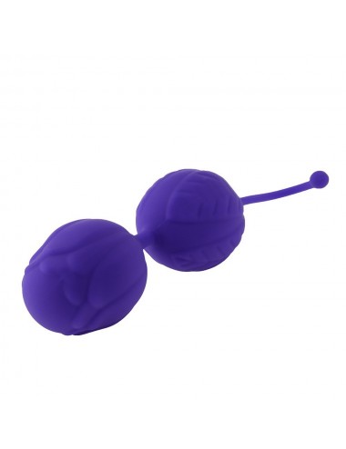 Sextoys - Boules de Geisha - Boules de Geisha violet en silicone très douce - KOB004PUR - Dreamy Toys