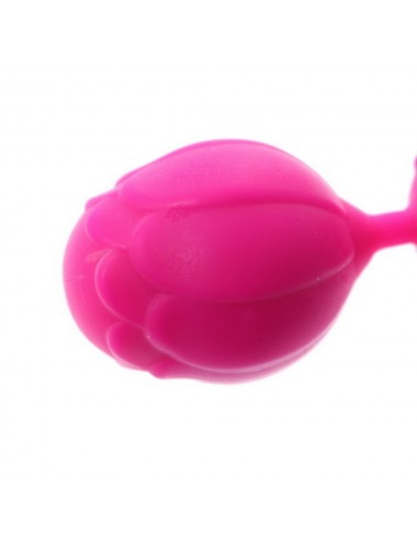Sextoys - Boules de Geisha - Boules de Geisha Rose en silicone très douce - KOB004PNK - Dreamy Toys