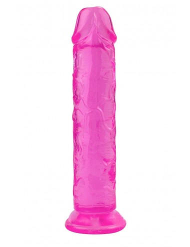 Sextoys - Godes & Plugs - Gode Jelly Rose flexible douce et élastique 17.5 cm - YOJ-098PNK - Dreamy Toys