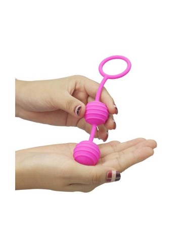 Boules De Geisha Rose en Silicone
