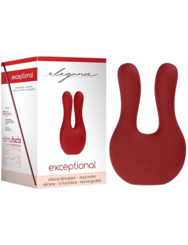 Stimulateur Rechargeable Exceptional Rouge