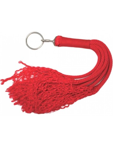 Fouet Rouge en Corde - 60 cm